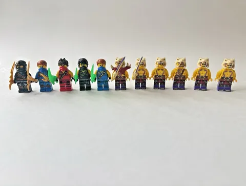 LEGO Ninjago Tournament of elements Minifigure Lot of Jay, Cole, Kai and more