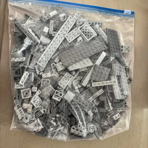 LEGO Bulk Lot Gray Bricks Plates Parts Sorted Mixed MOC Kidcore Nostalgia Play