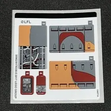 Lego New Sticker Sheet STAR WARS Luke’s Landspeeder  #75173