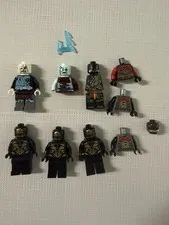 LEGO Ninjago Villains Minifigure Lot - Stone Warriors, Ice General, Serpentine