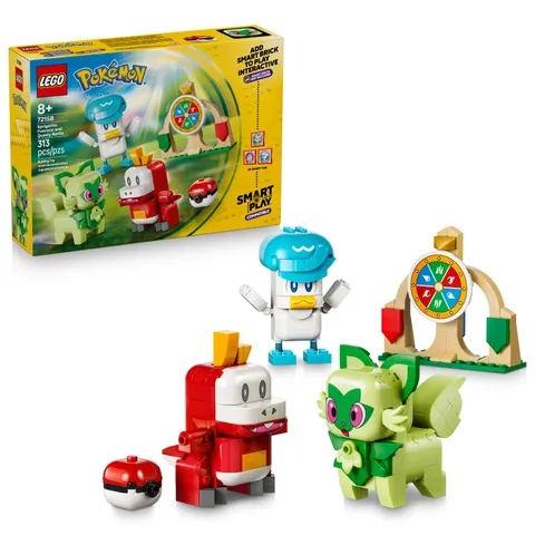 LEGO Pokémon SMART Play: Sprigatito, Fuecoco and Quaxly Battle - Compatible Set