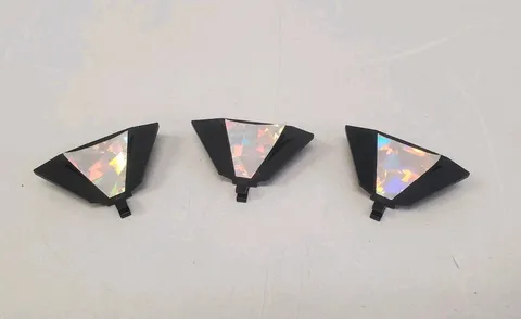 LEGO 1990s Space UFO Roboforce Black Panel 3 x 5 Holographic Sticker 30034pb01