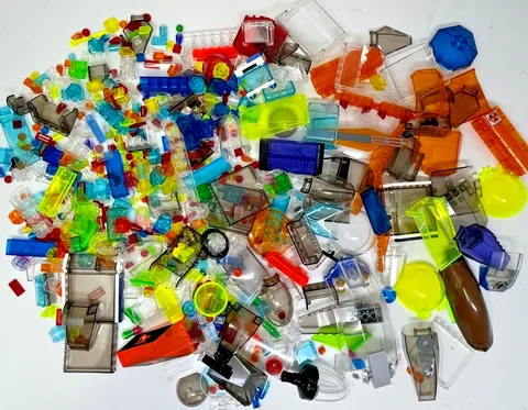 LEGO TRANSLUCENT TRANSPARENT SPECIALTY PARTS & PIECES LOT