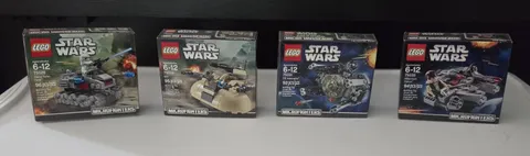 Lego Star Wars Microfighters 4-Set (75028, 75029, 75030, 75031) Sealed