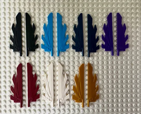 LEGO Wing 9L with Stylized Feathers 11091 Qty 2
