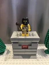 LEGO Caveman Minifigure - Series 1 - 8683 Genuine Wrong Club