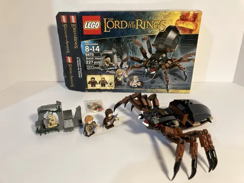 Lego Lord of the Rings Shelob Attacks 9470 100% Complete Box No Instructions