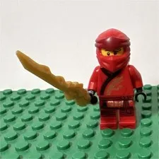 LEGO NINJAGO Kai Red Ninja Minifigure, w/ The Sword of Fire