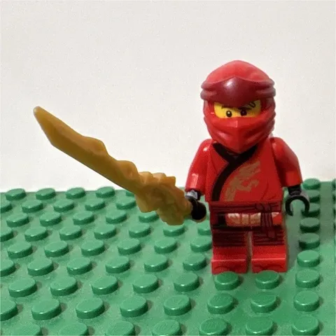 LEGO NINJAGO Kai Red Ninja Minifigure, w/ The Sword of Fire