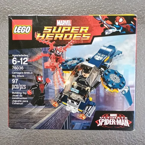 NEW LEGO Marvel Super Heroes Ultimate Spider-Man 76036 Carnage SHIELD Sky Attack