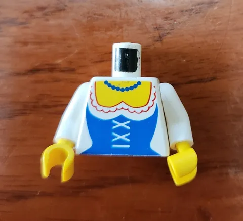 LEGO 973p4nc01 - Torso - Castle Maiden cas097 from King's Mt. Fortress Lego 6081