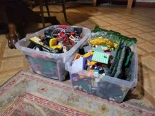 Bulk LEGO LOT 14 pound box of Bricks, parts, Pieces, Tires accessories 