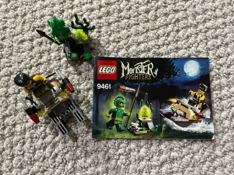 Lego The Swamp Creature 9461 100% Complete w/ Minifigures & Manual