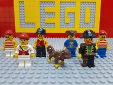 LEGO Nankai Hero Minifig Captain Roger Iron Hook Pirate Crew Monkey Figure