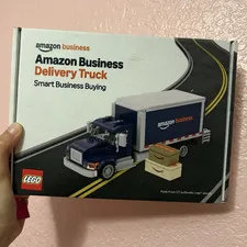 LEGO Amazon Business Delivery Truck 277-Piece Plastic Set in Box