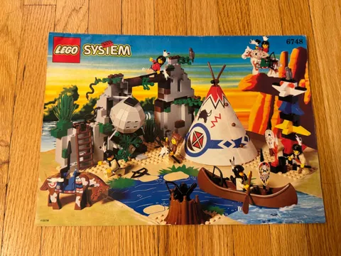 Lego Western Boulder Cliff Canyon (6748) Instruction Booklet Only