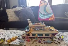 LEGO Friends Sunshine Catamaran 41317 Summer 603 pcs Complete Set No Box