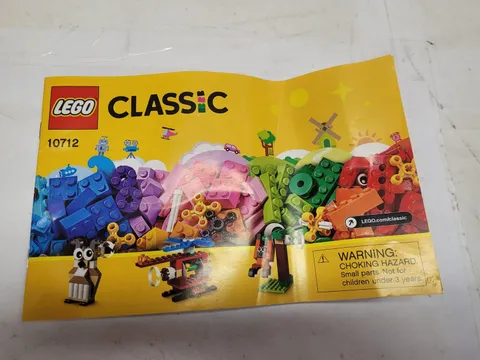 Lego classic  instruction book 10712  / me17 r3 d16