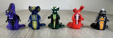 LEGO Ninjago Serpentine Minifigure Lot of 5 Skales Acidicus Fangtom Pythor