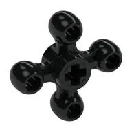 LEGO Part 32072 - Black Technic Knob Wheel