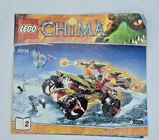Lego Chima 70135 Cragger's Fire Striker instruction manual only, Book 2, 2014