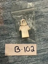 LEGO Ghost with White Hood Haunted House minifigure Town City 10273 mini figure