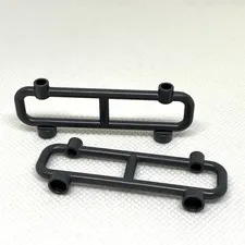 LEGO Parts - Dark Bluish Gray Bar 1 x 8 x 2 - No 2486 - QTY 2