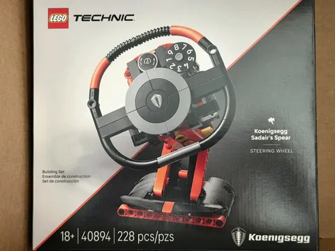LEGO Technic 40894 Koenigsegg Steering Wheel New Sealed