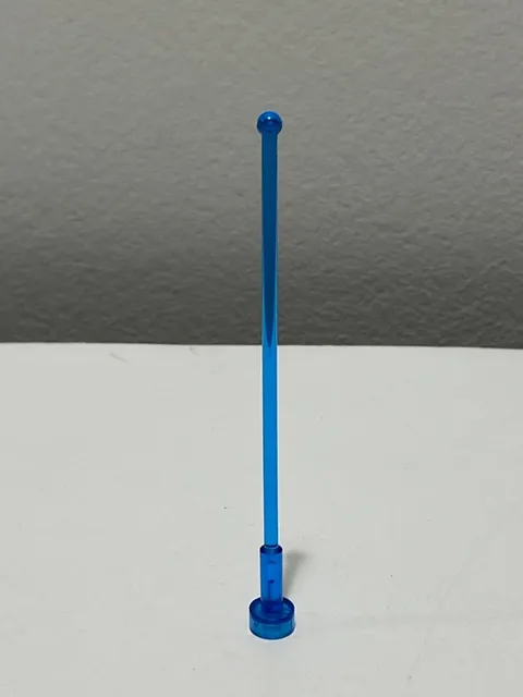LEGO 1x Lot 1 x 8 - 8H Trans-Dark Blue Antenna Whip Sets 6959, 6939 Part 2569