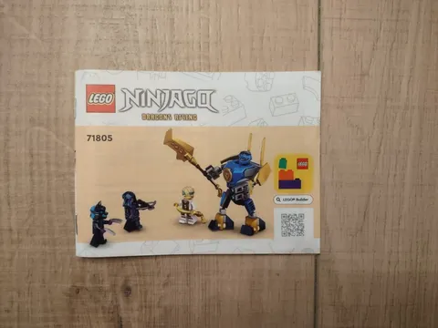 LEGO® NINJAGO® 71805 Jay's Mech Battle Pack Instruction Manual Only!