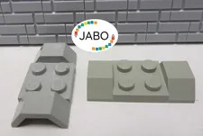 (B8/7) LEGO 2 x 3787 Mudguard 2x4 old light grey 920 926 554 894 897 889 493