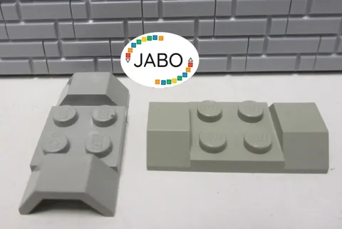 (B8/7) LEGO 2 x 3787 Mudguard 2x4 old light grey 920 926 554 894 897 889 493