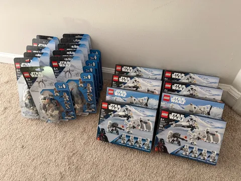 LEGO Star Wars: Lot of Hoth Battle Packs, NIB, 75320 and 40557