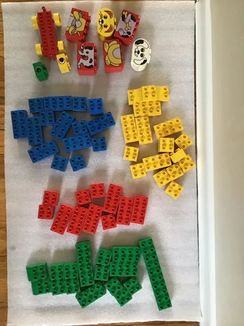 LEGO DUPLO with Yellow Clear Plastic Storage Container Big Sizes Lego  