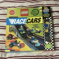 LEGO Race Cars 80206 Klutz Book Kit 124 Pieces Build & Customize Ages 7+