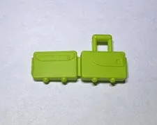Lego Bright Yellowish Green Suitcase Suit Case Luggage Minifigure Travel Bag New
