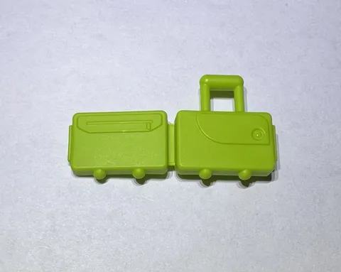 Lego Bright Yellowish Green Suitcase Suit Case Luggage Minifigure Travel Bag New