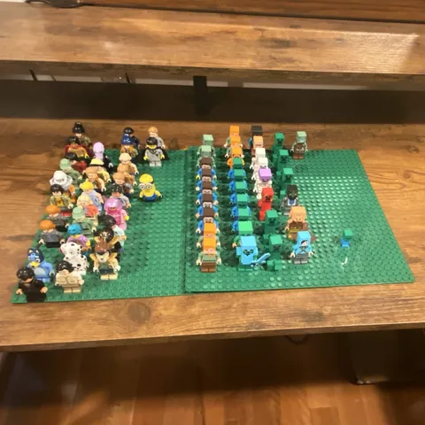 LEGO Minecraft Minifigure Lot of 67 figs Chima, Harry Potter