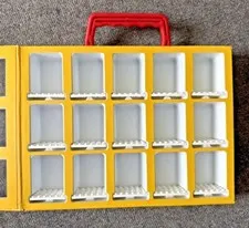 LEGO Minifigure Collector's Box Carry Case with Handle - Holds 15 Figures