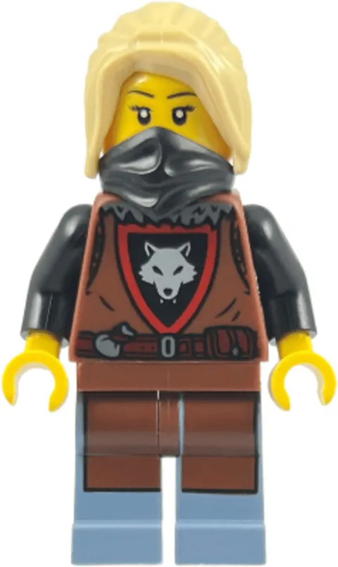 LEGO Castle Minifigure Wolfpack Female From Set 910057 Bdp282
