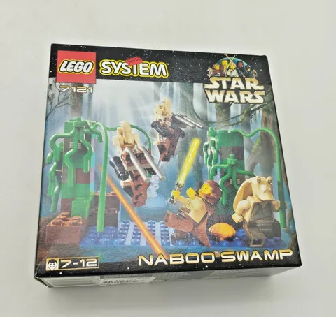 LEGO 7121 Naboo Swamp Good New MISB Sealed Star Wars Retro Vintage 1999