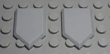 lego sign 2x3 new grey 2 pieces