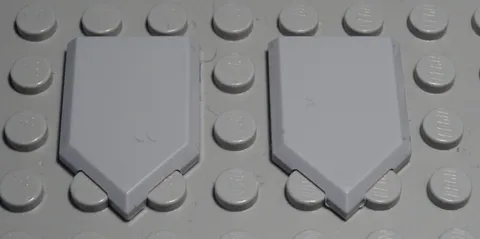lego sign 2x3 new grey 2 pieces