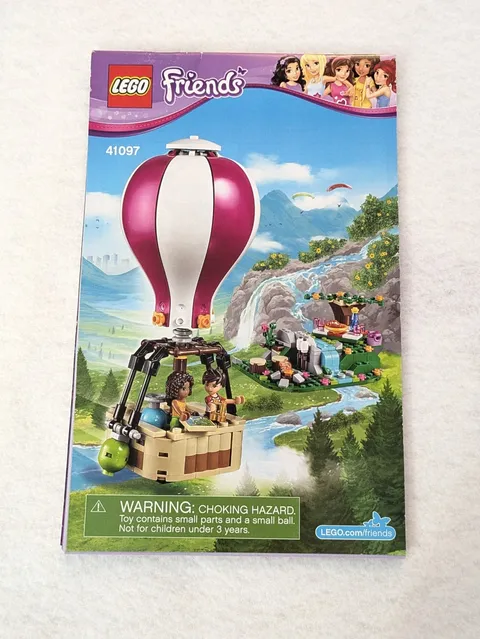 Lego Friends Heartlake Hot Air Ballon Instruction Manual Only 41097