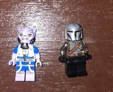 LEGO Star Wars Minifigures Zeb Orrelios Pilot & Mandalorian Din Djarin #75447