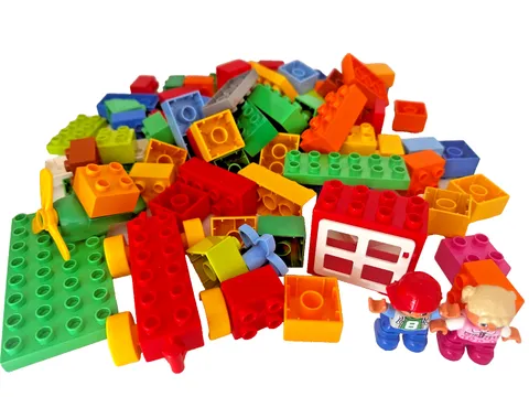 LEGO DUPLO BULK X80 brick parts lot VGC