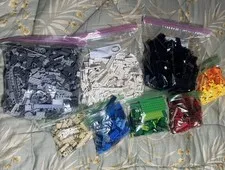 LEGO Bulk Lot Mixed Bricks & Pieces Multicolor Plastic Polybag Bags
