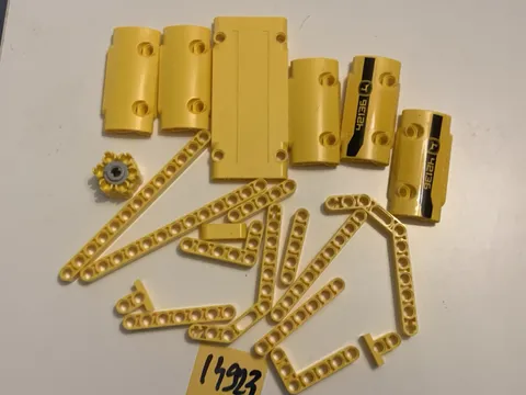 Lego Technic Yellow Coin Lot