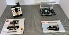Lego Ideas 21345 Polaroid Camera 40699 Record Player.