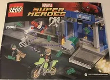 LEGO Marvel Superheroes  76082 Instructions Only No Bricks